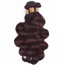 Load image into Gallery viewer, Burgundy Body Wave Bundle Deals

