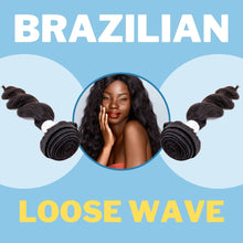 Load image into Gallery viewer, Brazilian Loose Wave Bundle Deals
